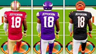 I Put Justin Jefferson on EVERY NFL Team!