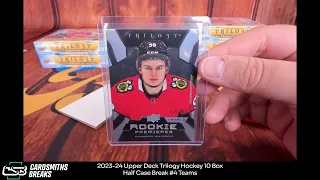 2023-24 Upper Deck Trilogy Hockey 10 Box Half Case Break #4