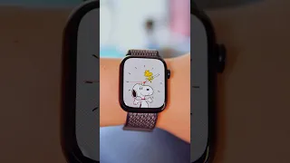 The Snoopy Watch Faces in WatchOS 10 are my most favorite 😍 @Snoopy @Apple  #watchos10 #snoopy