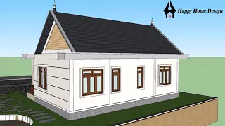 SMALL HOUSE DESIGN | 3 BEDROOM | 12m x 11m 132 sqm | BUNGALOW HOUSE