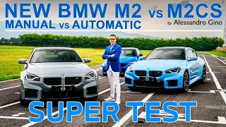 BMW M2 Automatica e Manuale vs M2 CS: Il duello delle supercar sulla pista!