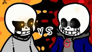 Delta Sans VS Killer Sans ( Fight Animation )