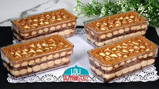 TIRAMISÚ LOTUS RECETA SIN HORNO. Especial navidad fácil y delicioso con el que tu familia disfrutará