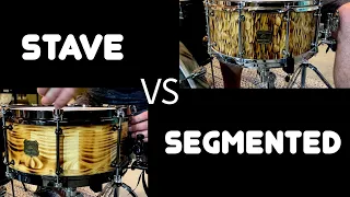 Stave vs Segmented drums types