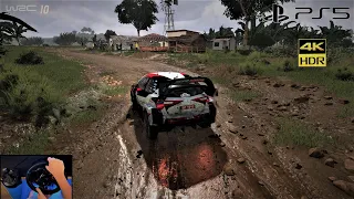 WRC 10 - Dynamic Weather on PS5 in 4K (Very Fast Run!)
