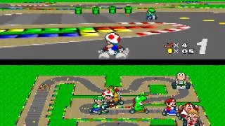 [TAS] SNES Super Mario Kart by cstrakm in 21:27.02