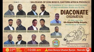 DIACONATE ORDINATION (Salesians of Don Bosco & Marian Hill)