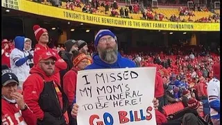 CRYING BUFFALO BILLS FAN AFTER LOSING TO KANSAS CITY CHIEFS