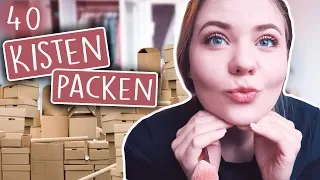 MEIN LEBEN IN 40 KISTEN PACKEN + NEUE Herbstkollektion! 😱 #UmzugsVlog 📦