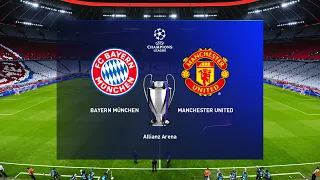 Bayern Munich vs Man United - Leg 1 UEFA Champions League 2023/24 Gameplay