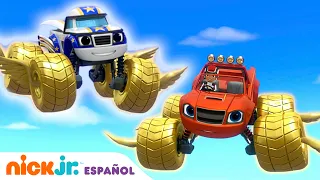 Blaze and the Monster Machines | ¡Blaze encuentra el tesoro perdido! | Nick Jr.