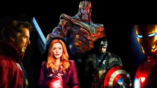 David Guetta - Hey Mama (ERS Remix) || Thanos vs Iron Man Captain America Dr. Strange Wanda Maximoff