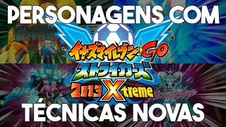 PERSONAGENS COM TÉCNICAS NOVAS STRIKERS 2013 XTREME