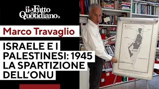 1945: la spartizione dell’Onu. Travaglio spiega Israele e i palestinesi in poche parole