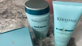 The best hair products for damaged and dry hair - Kerastase shampoo and hair mask for healthy hair