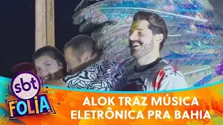 Alok traz música eletrônica pra Bahia | SBT Folia 2020