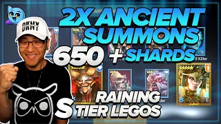 2X ANCIENT SHARD SUMMONS!! INSANE PULLS!!! | Raid: Shadow Legends