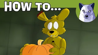 How to... Carve a Pumpkin in 10 Seconds! - FNAF Animation [Tony Crynight]