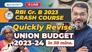 Union Budget 2023-24 | Full Analysis of Budget 2023 | Budget 2023 | RBI Grade B 2023 | Manish sir