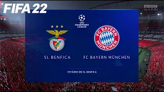 FIFA 22 PS5 | SL Benfica Vs Bayern Munchen | UEFA Champions League | Gameplay