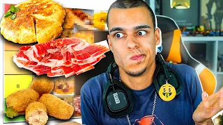 HAGO LA TIER LIST DE LA MEJOR COMIDA ESPAÑOLA