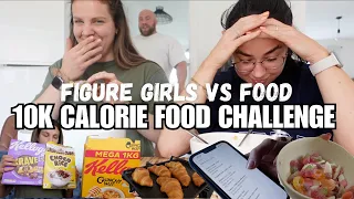 10K Calorie Food Challenge - Figure Girls VS Food