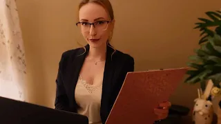 ASMR | Interview Roleplay (100+ Personal Questions) Soft spoken, Typing, Writing❤️