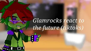 Glamrocks react to the future // part one, short.