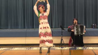 Spring dance Multicultural/Ukrainian school assembly program K-8 WI