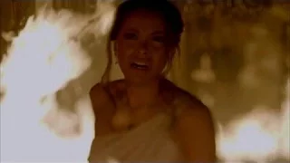 The Vampire Diaries: 8x15 - Bonnie and the twins are dying in fire, they use their magic