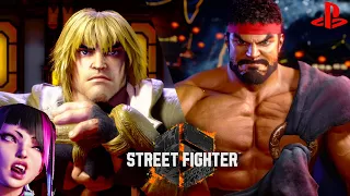 Street Fighter 6 - Closed Beta | Ryu vs Ken Matches ft. Juri [No Commentary]