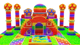 Most Creative - Build Taj Mahal 7 Wonders (Remake) With Magnetic Balls (Satisfying) - Magnet Balls