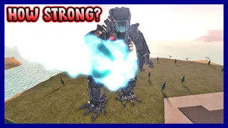 Roblox Kaiju Universe - How Strong Is Level 50 MECHAGODZILLA 2021?