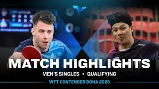 An Jaehyun vs Deni Kozul | MS Qual | WTT Contender Doha 2023