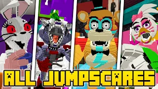 All Security Breach Jumpscares in Minecraft