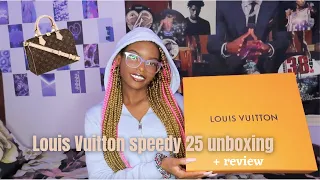 Louis vuitton speedy 25 bandouliere unboxing + Review