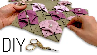 AMAZING and INTERESTING SEWING in the style of ORIGAMI FROM FABRIC - Patchwork