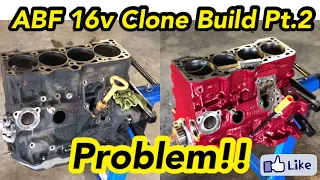 Volkswagen Golf Mk1 Build (Ep.24) / ABF 16v 2.0 CLONE BUILD Pt.2 / VW Swap Rabbit Caddy Citi Cabrio