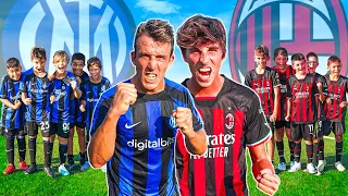 🏆CALCIO A 7 di serieA! INTER YT - MILAN YT Campionato Footwork 2023   Partita 1/12