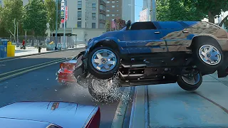 GTA 4 Car Crashes Compilation (Real Damage Mod) - 1
