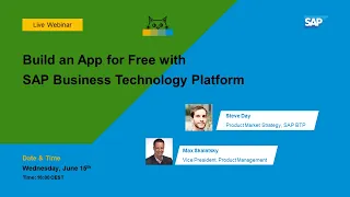 Build an App for Free with SAP Business Technology Platform