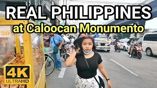 NON-STOP ACTION | WALKING From The FAMOUS PLACE in CALOOCAN Philippines [4K] 🇵🇭