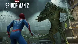 Peter Fights The Lizard With The Advanced Suit 2.0 - Marvel’s Spider-Man 2 (4K 60fps)