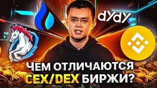 Криптобиржи CEX и DEX в чём РАЗНИЦА и какие РИСКИ?