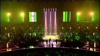 Basement Jaxx win British Dance Act presented Dermot O'Leary | BRIT Awards 2004