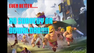 Clash of Clans Free Resources Hack!!! No Survey/No download!!!JANUARY 2017