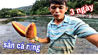 3 Ngày 3 Đêm Săn Cá Lăng Rừng NHIỆT ĐỚI Sang Vlog ( phần 1 )