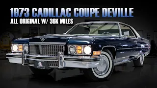 All-Original 1973 Cadillac Coupe Deville with just 35,838 Original Miles!