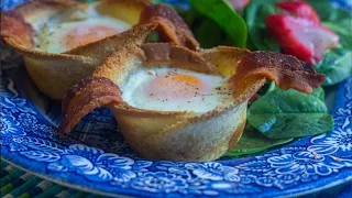 Bacon-Egg Toast Cups for Brunch or Dinner