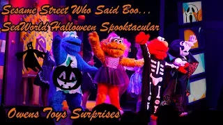 ELMO and Friends Who said Boo! Sea World San Diego! Halloween Show!